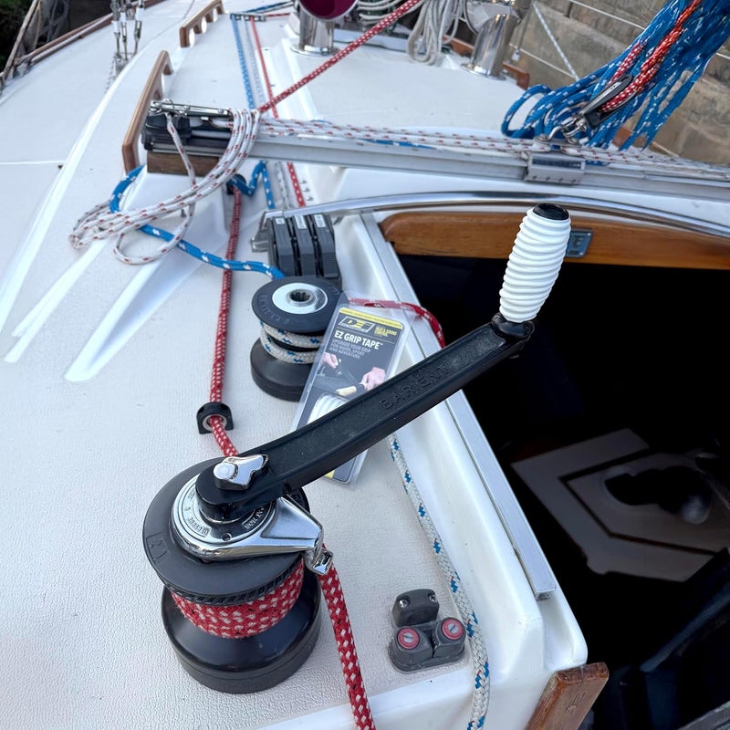 Design Engineering EZ Grip Tape 5' Roll | Silicone Grip Tape | Enhanced Grip & Stability | Weather-Resistant | Self-Fusing | Heat & UV Resistant | Multi-Purpose Use | Easy to Cut | White - Image 5